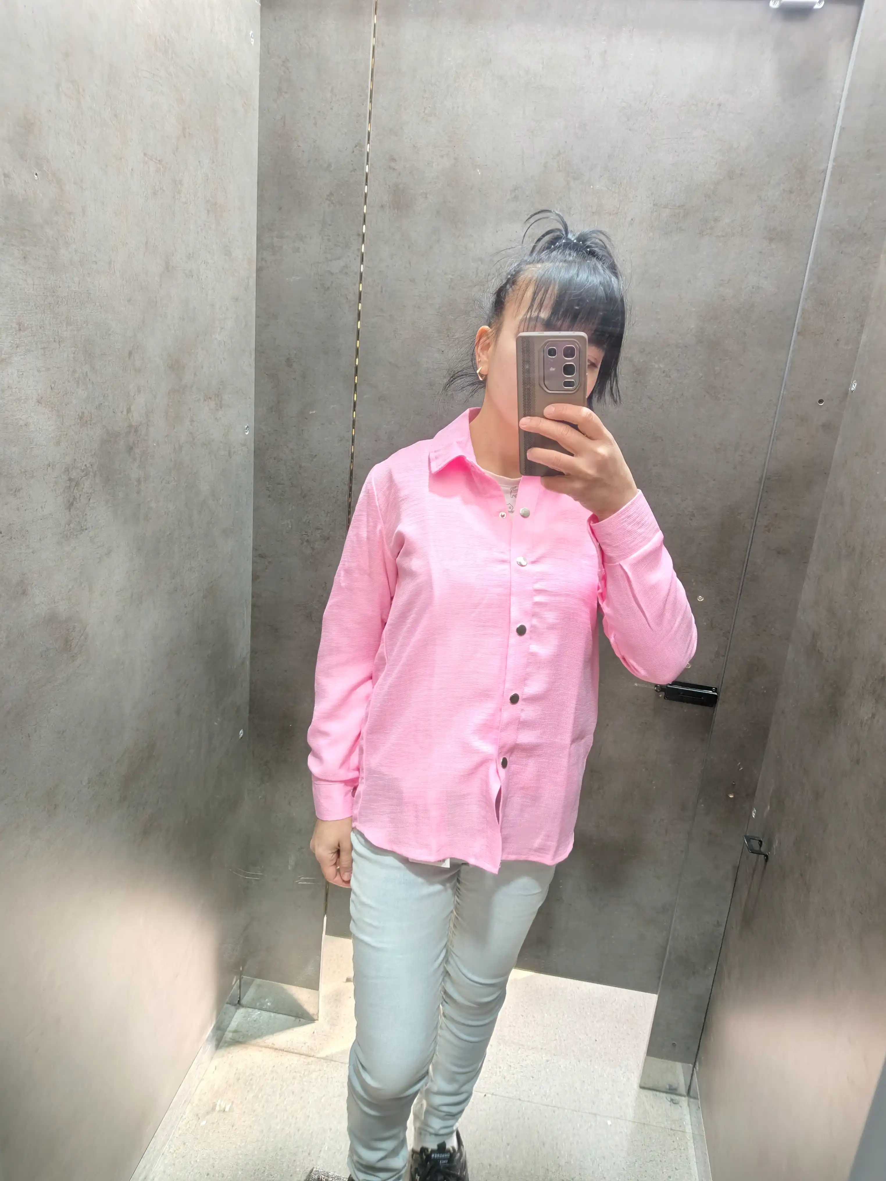 Denim ayollar jinsi shimlari, baland belli