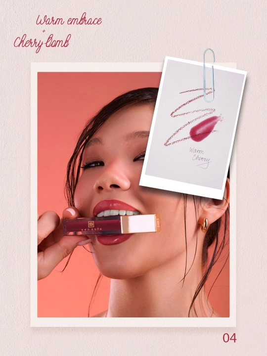Блеск для губ Sen Sulu (04 Cherry Bomb) 4,5 гр
