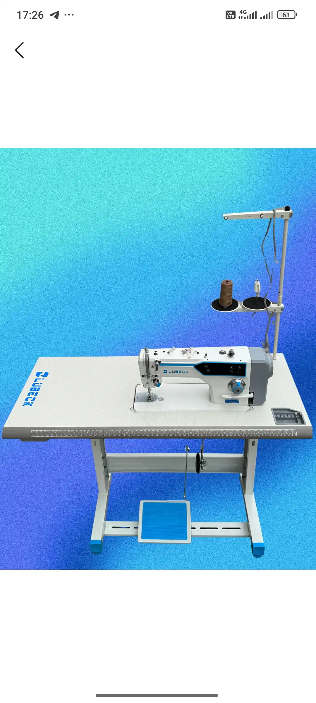 LUBECK LB-900 sanoat tikuv mashinasi, servo motor, raqamli panel, charm va jinsi uchun