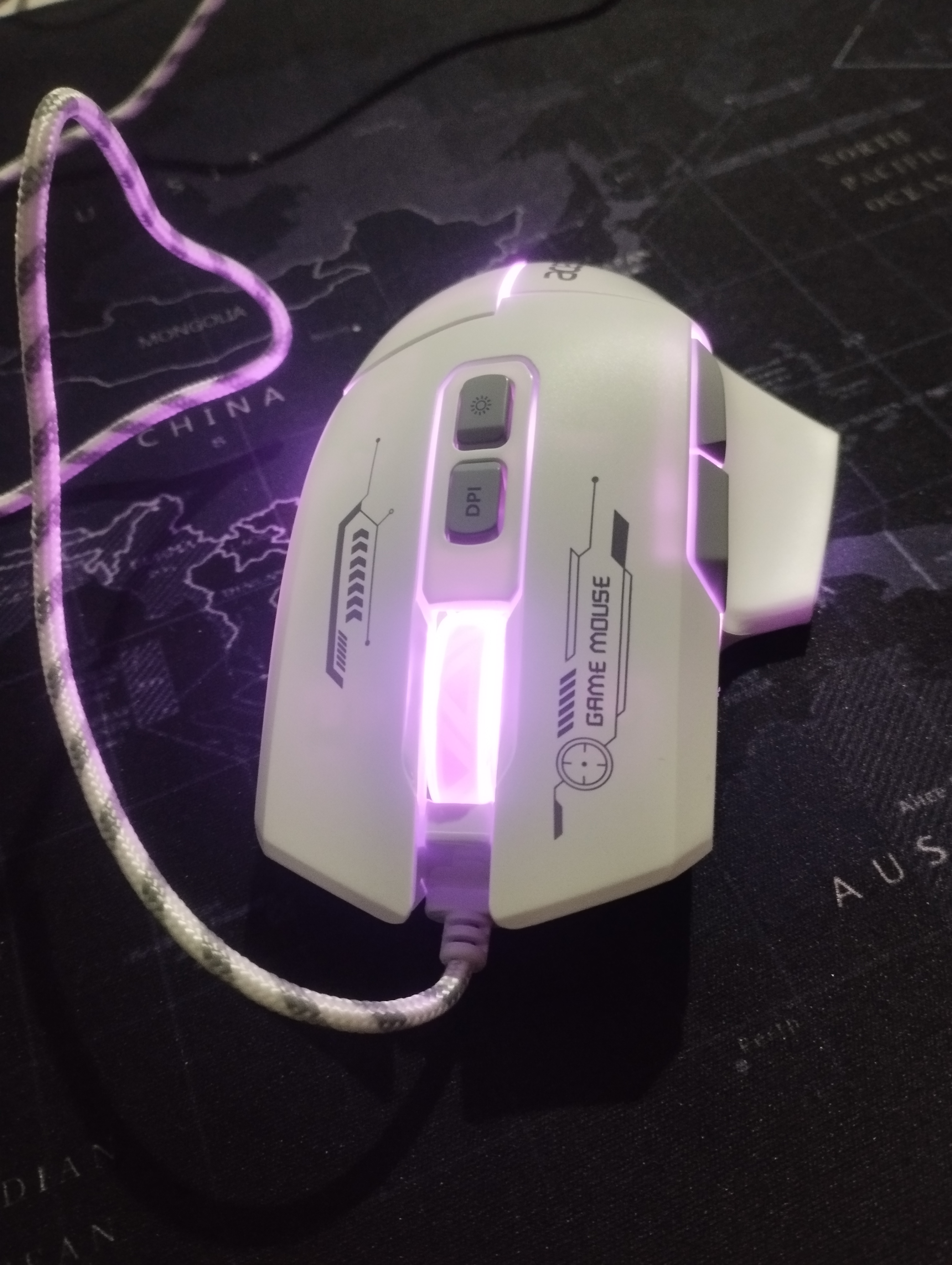 Игровая мышь Acer OMW950 RGB 7200 DPI — точность, скорость и полный контроль