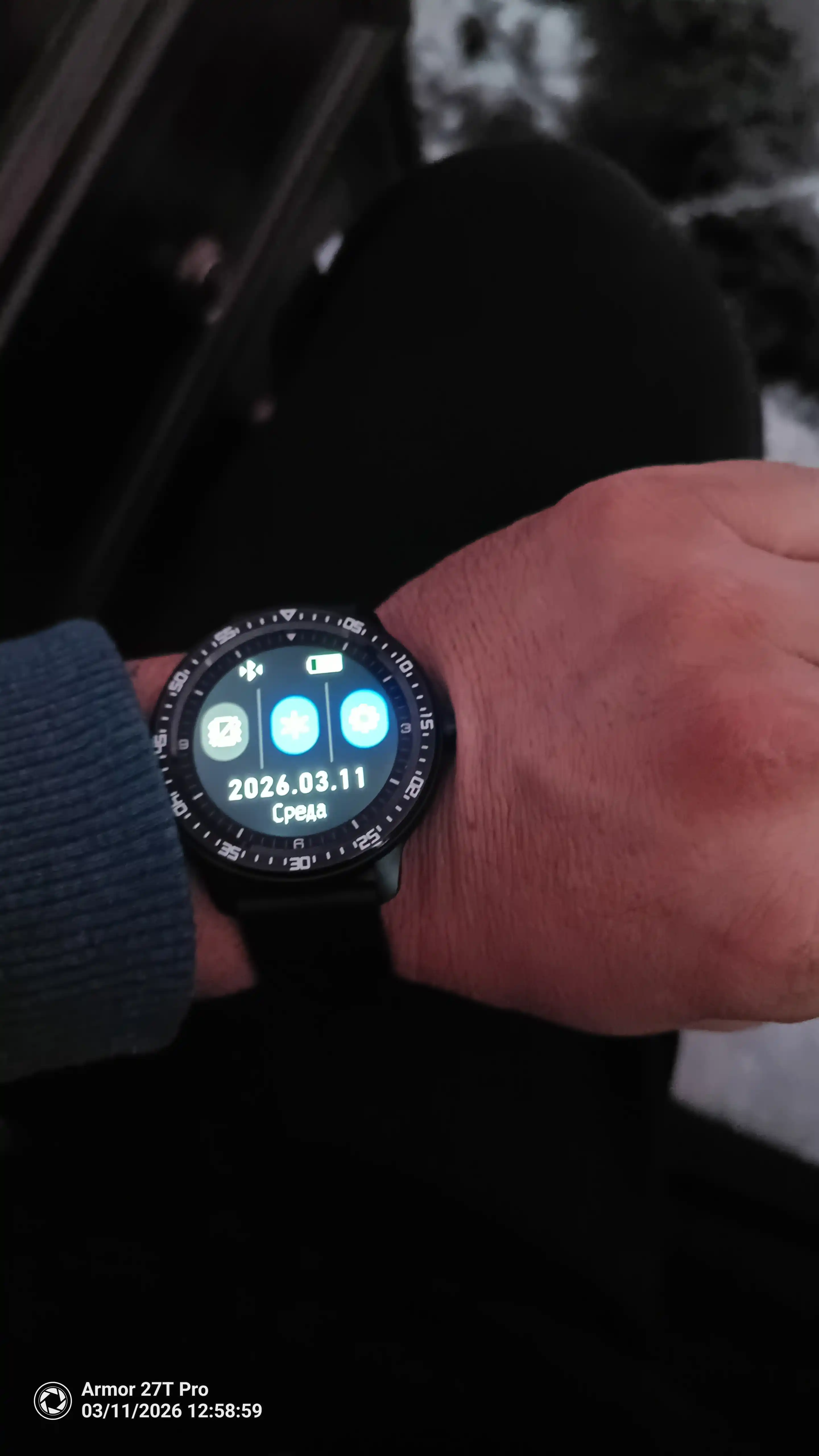 Smart Watch 2E Alpha X 46 mm, Bluetooth 5.0, 280 mA/soat, IP68, qadam o‘lchagich, pulsometr