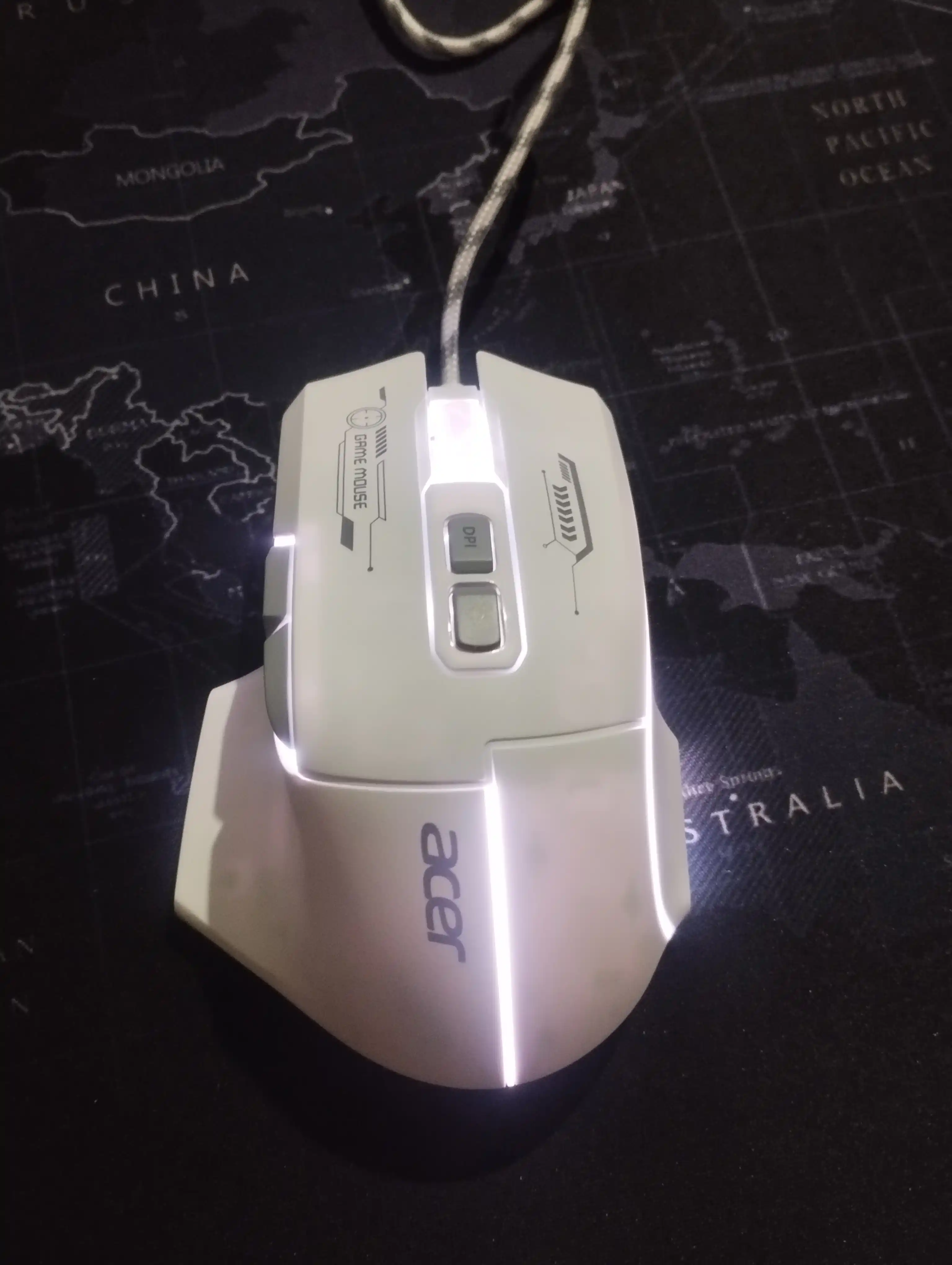 Игровая мышь Acer OMW950 RGB 7200 DPI — точность, скорость и полный контроль