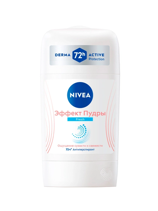 Дезодорант стик NIVEA FRESH эффект пудры для женщин 50 мл - 