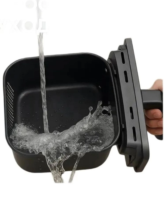 Elektr aerogril 2 ta savatli, 12 L + 8 L, yog‘siz frityur air fryer