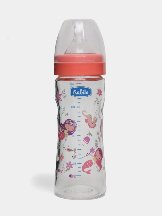 Bolalar uchun so'rg'ichli butilka shishali 240 ML CHICCO - 