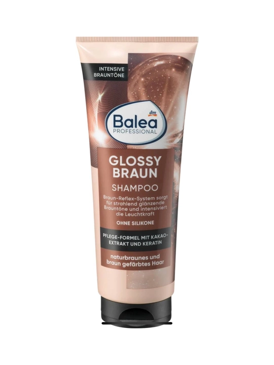Qo‘ng‘ir sochlar uchun mo‘ljallangan Balea Professional Glossy Braun shampuni