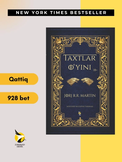 Taxtlar o'yini, Jorj R. R. Martin, fentezi, Mirzohid Muzaffar - 