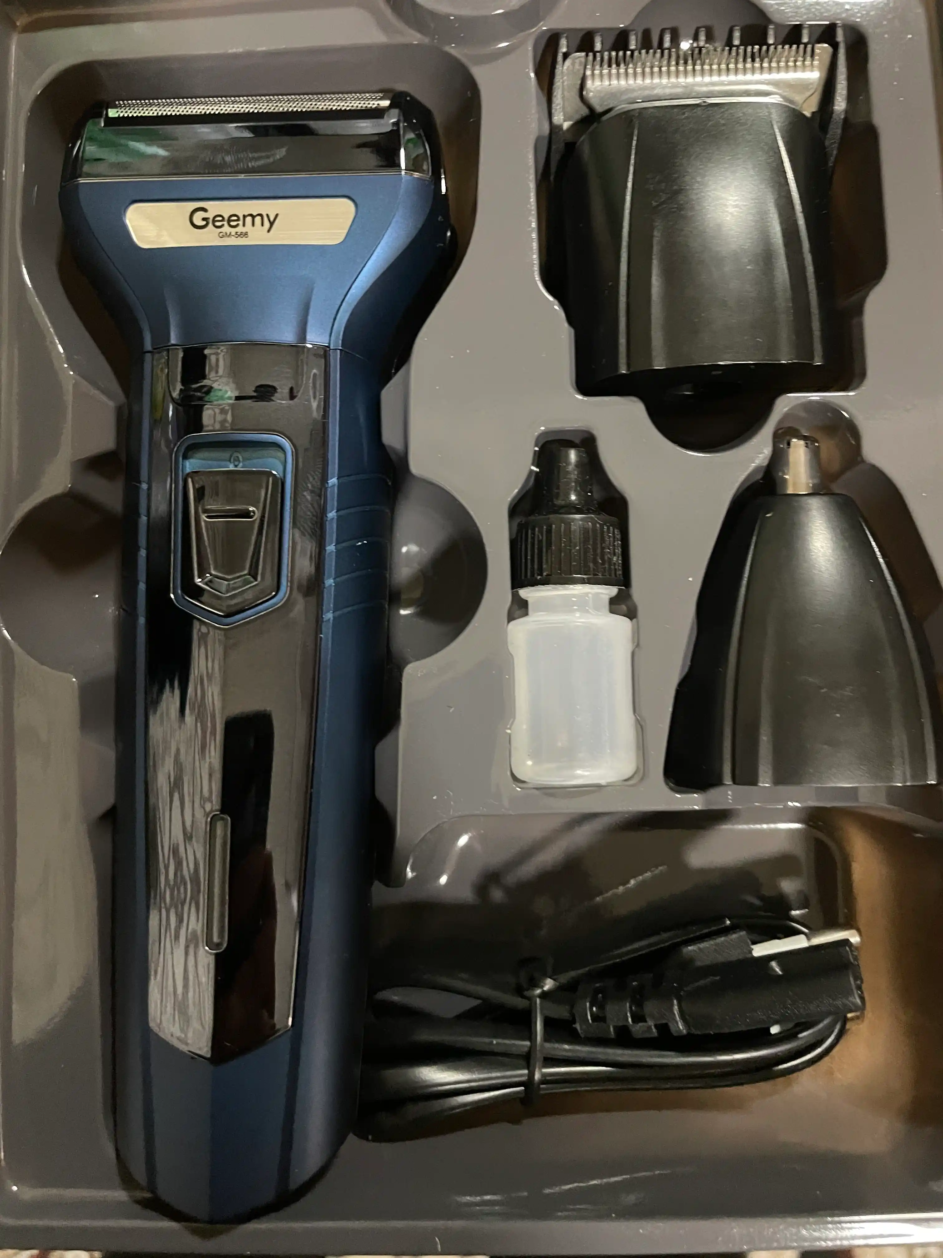 Trimmer 3 tasi 1 da, soch, soqol va burun uchun