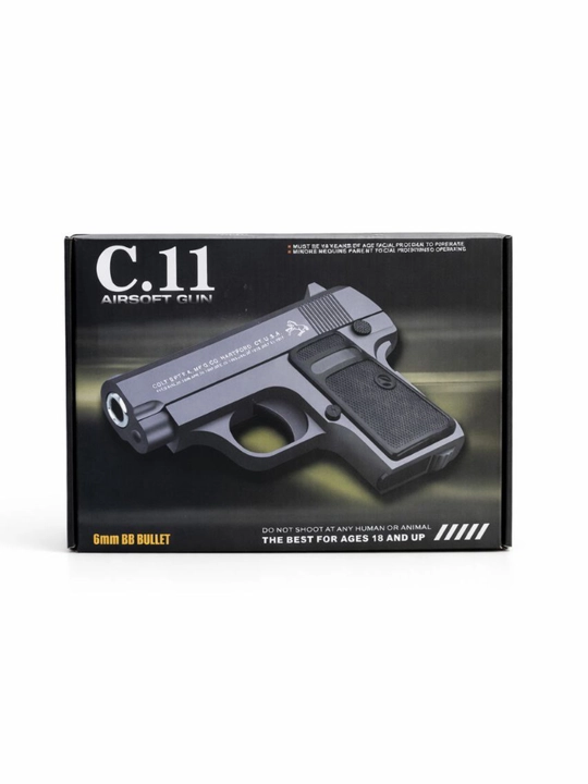 Glock AirSoft quroli, bolalar uchun metall to'pponcha, pnevmatik