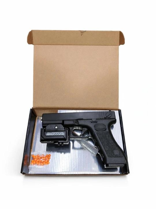Glock AirSoft quroli, bolalar uchun metall to'pponcha, pnevmatik