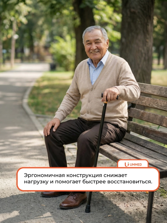 Yurish uchun tayanch hassalar, balandligi sozlanadigan