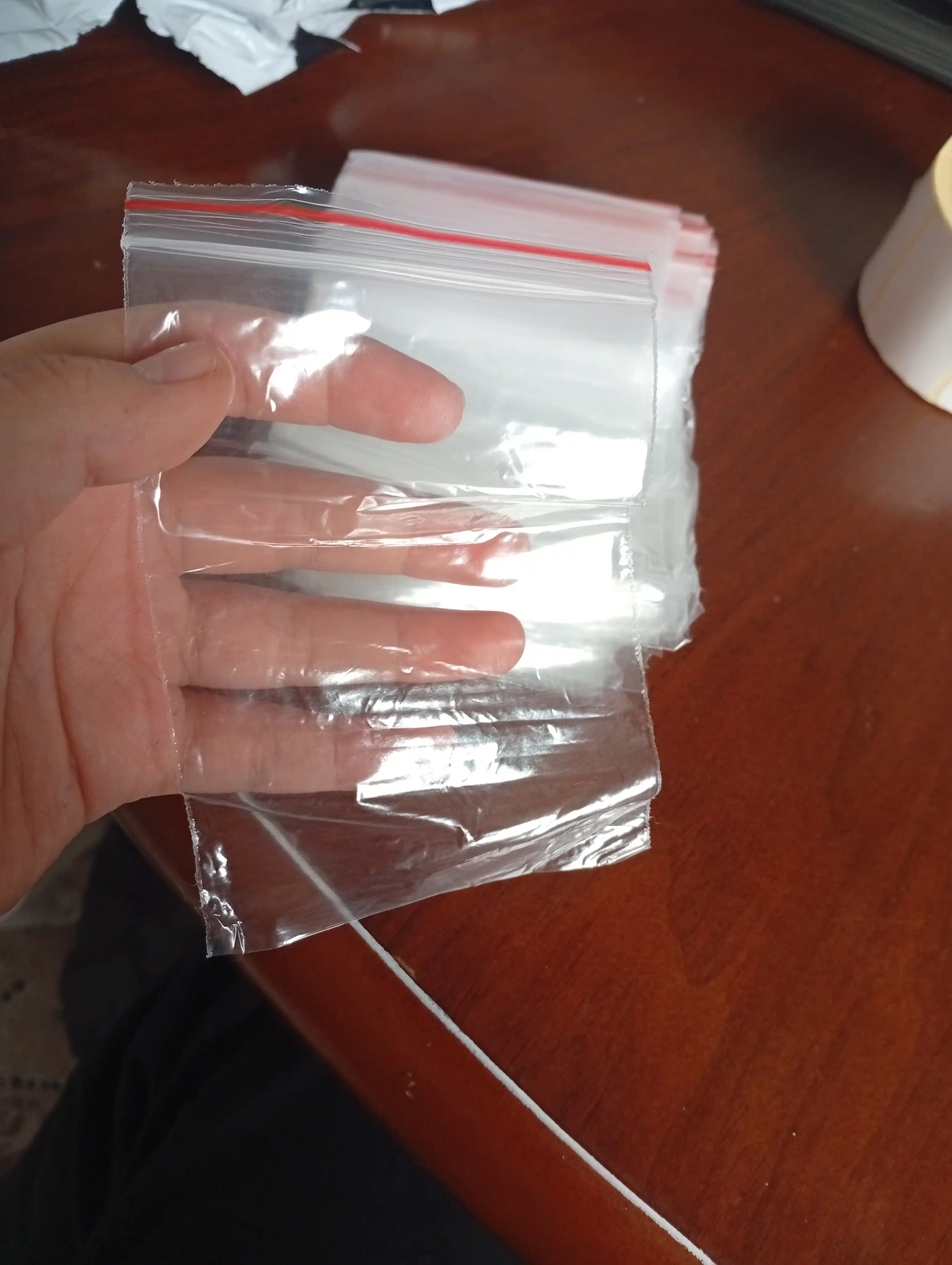 Zamokli paketlar Zip-lock, 100 dona