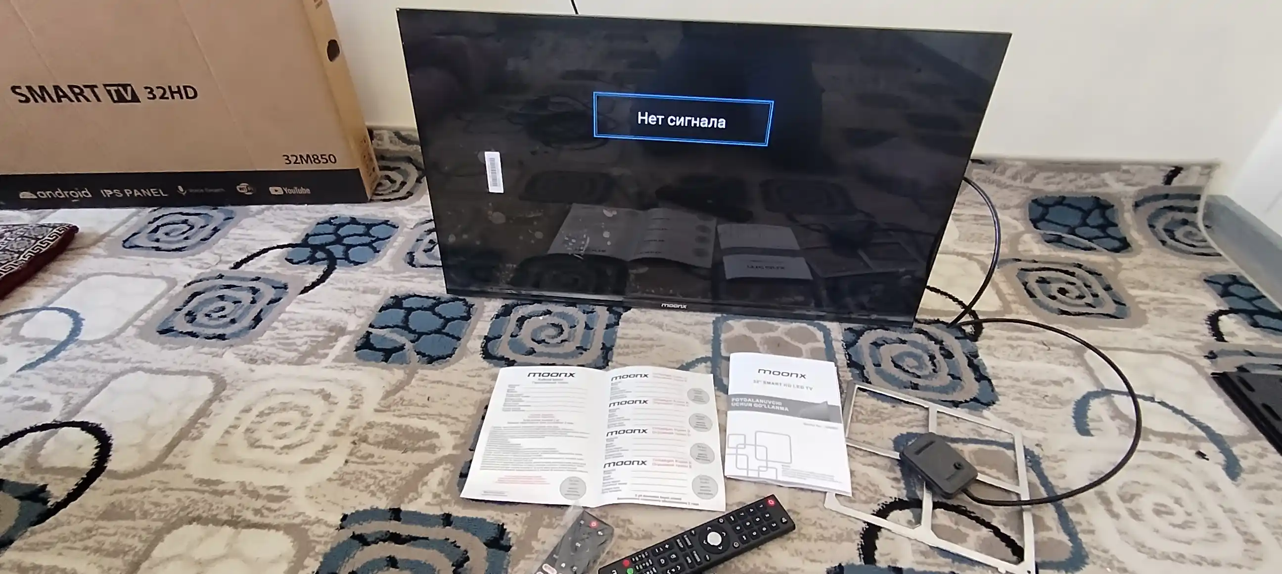 Телевизор MoonX Smart 55" 4K UltraHD, 43" Full HD, Google TV, Wi-Fi, голосовое управление