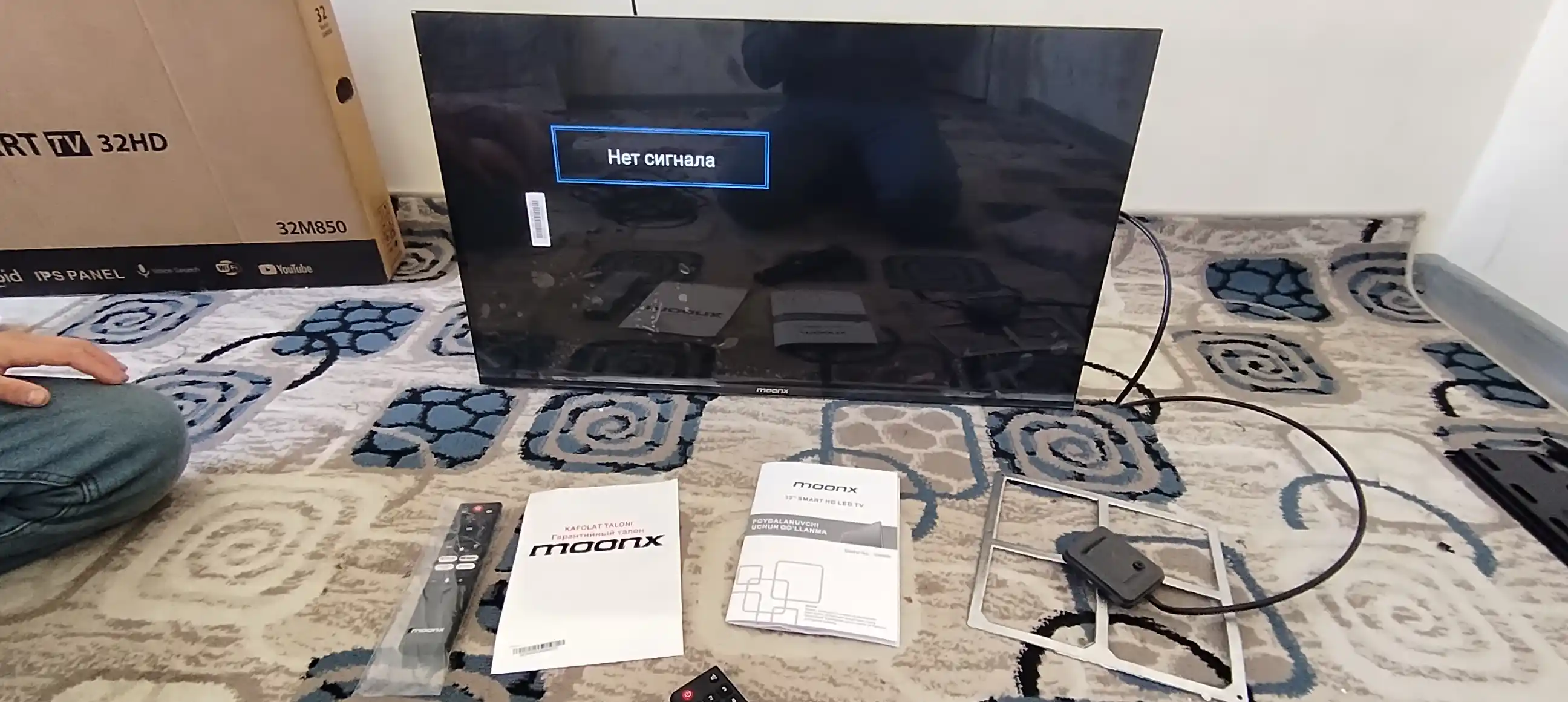 Телевизор MoonX Smart 55" 4K UltraHD, 43" Full HD, Google TV, Wi-Fi, голосовое управление