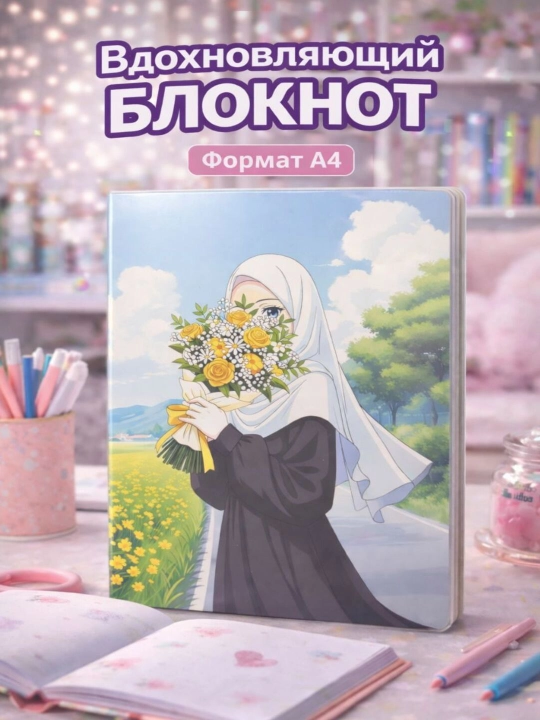 Yozuv va qaydlar uchun qalin varaqli va qattiq muqovali zamonaviy bloknot - 