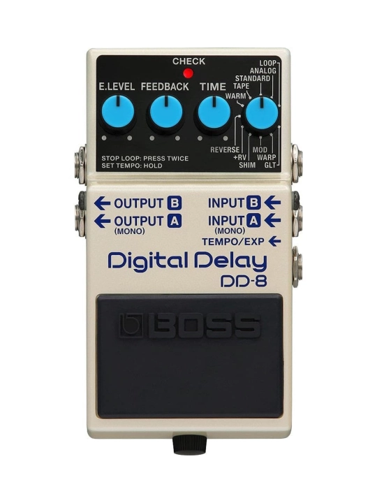 Boss DD-8 Digital delay, elektro-gitaralar uchun effekt pedali