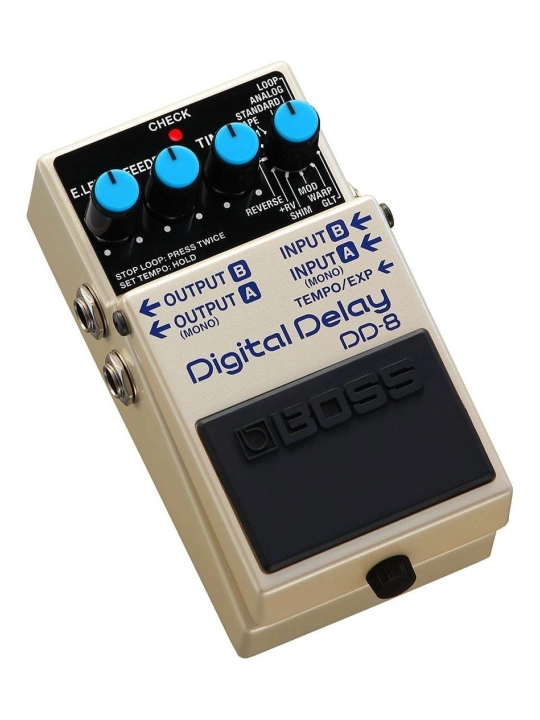 Boss DD-8 Digital delay, elektro-gitaralar uchun effekt pedali - 