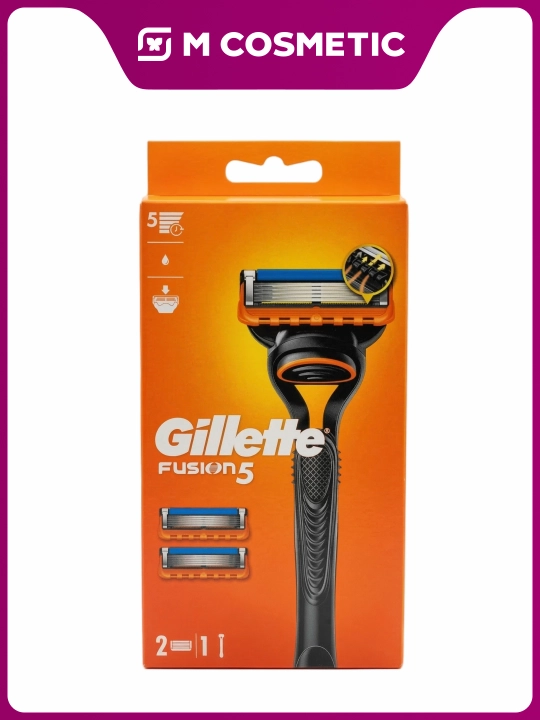 GILLETTE Fusion5 Бритва с 2 сменными кассетами - 