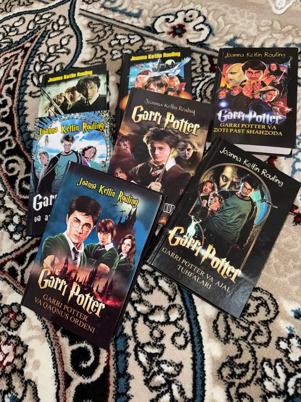 Garri Potter, to'plami, Joann Rouling, o'zbek tilida