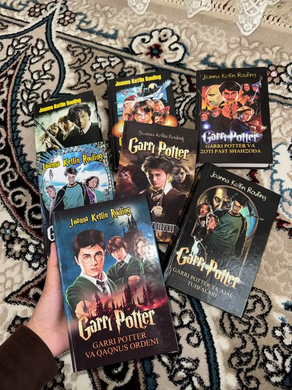 Garri Potter, to'plami, Joann Rouling, o'zbek tilida