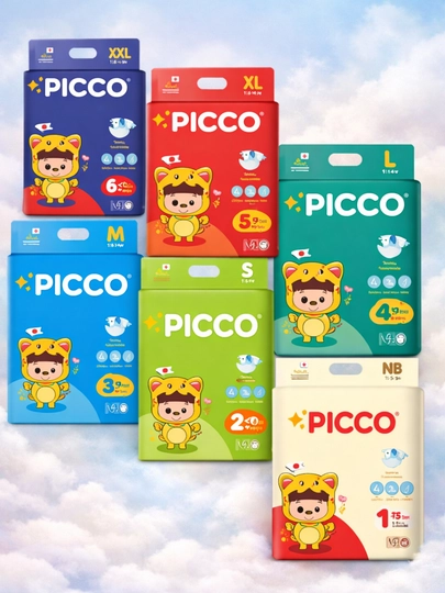 Детские подгузники Picco, мягкие и дышащие — PICC-ПОДГУЗНИКИ-3M