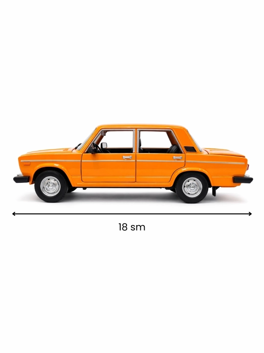 Jiguli 2106 avtomobil suveniri – kolleksion model mashina dekor, eshiklari ochiladi