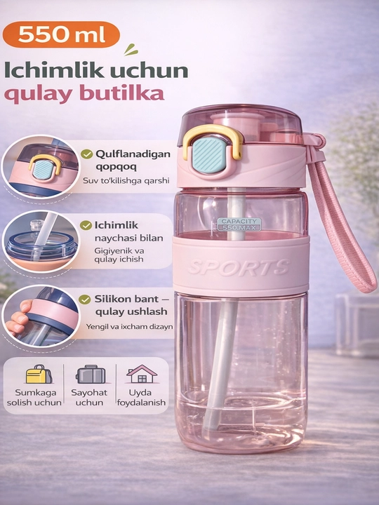 Butilka sug‘orgich sheyker 450-950 ml  Turli rangda germetik - 