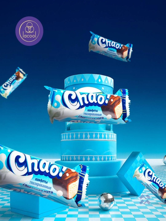 Конфеты Chao со сливочной нугой, 500 г
