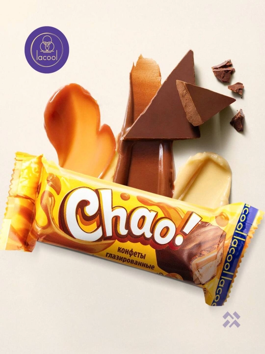 Chao karamelli, nuga konfeti, 500 gr