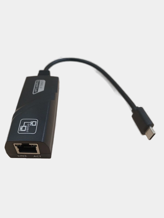 Сетевой адаптер кабель type-c USB 3.0, Gigabit LAN RJ45