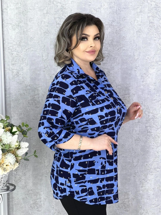 Ayollar bluzkasi, katta o‘lchamlari 50-60