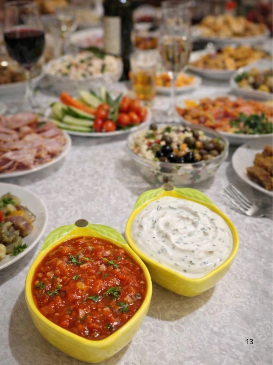 Seramika sosli qayiqlar "Limon", 2 dona