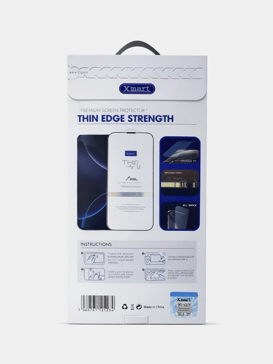 Защитное стекло Xmart HD, iPhone 15, 16, 17 Pro/Pro Max, Air. Олеофобное, Anti Dust