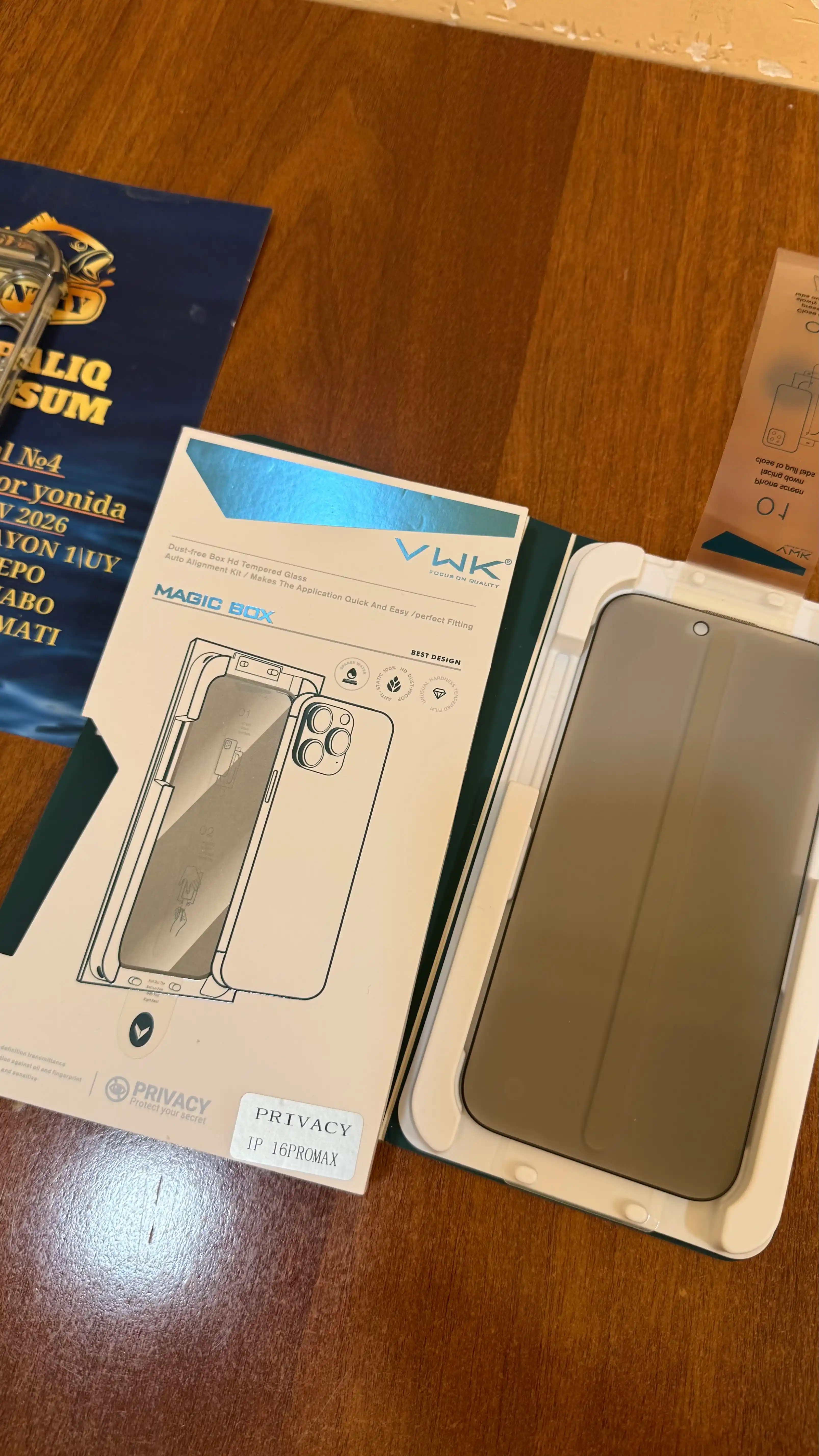IPhone 16 pro, 16 pro max, 17 Air, 17 pro,17 pro max,18 pro, 18 pro max uchun himoya oynasi