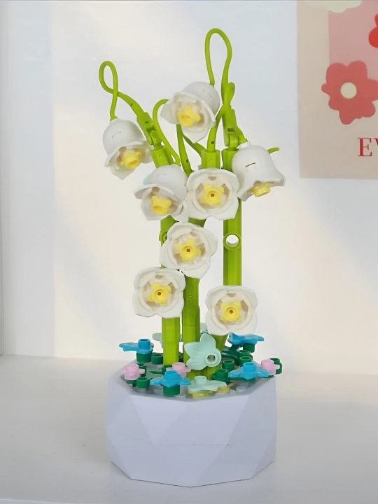 Konstruktor 3D gullar. Gullarni yig‘ish uchun to‘plam, Lego bilan mos keladi