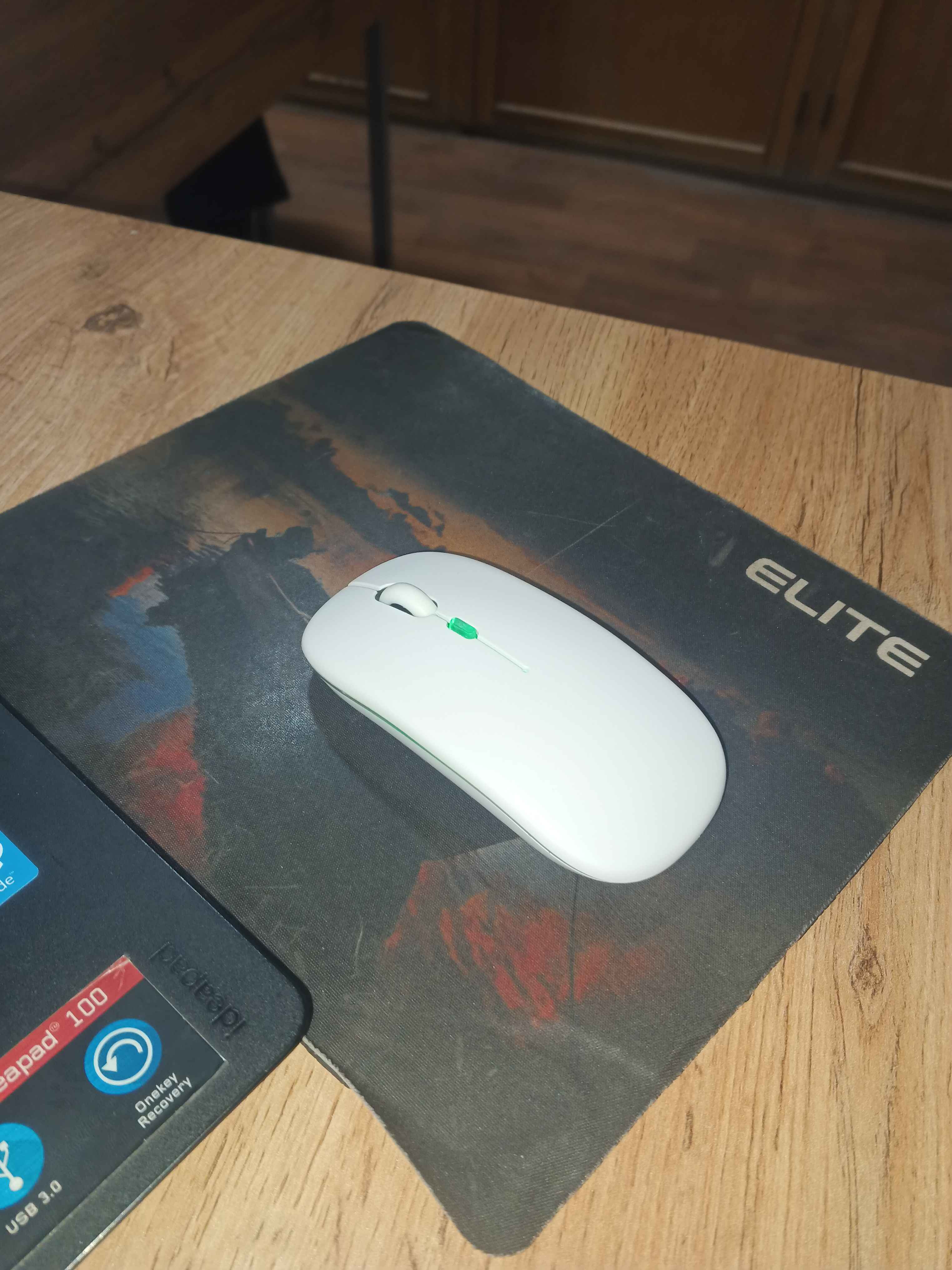 Simsiz sichqoncha, shovqinsiz,quvatlash bilan,Bluetooth USB adapteri va RGB