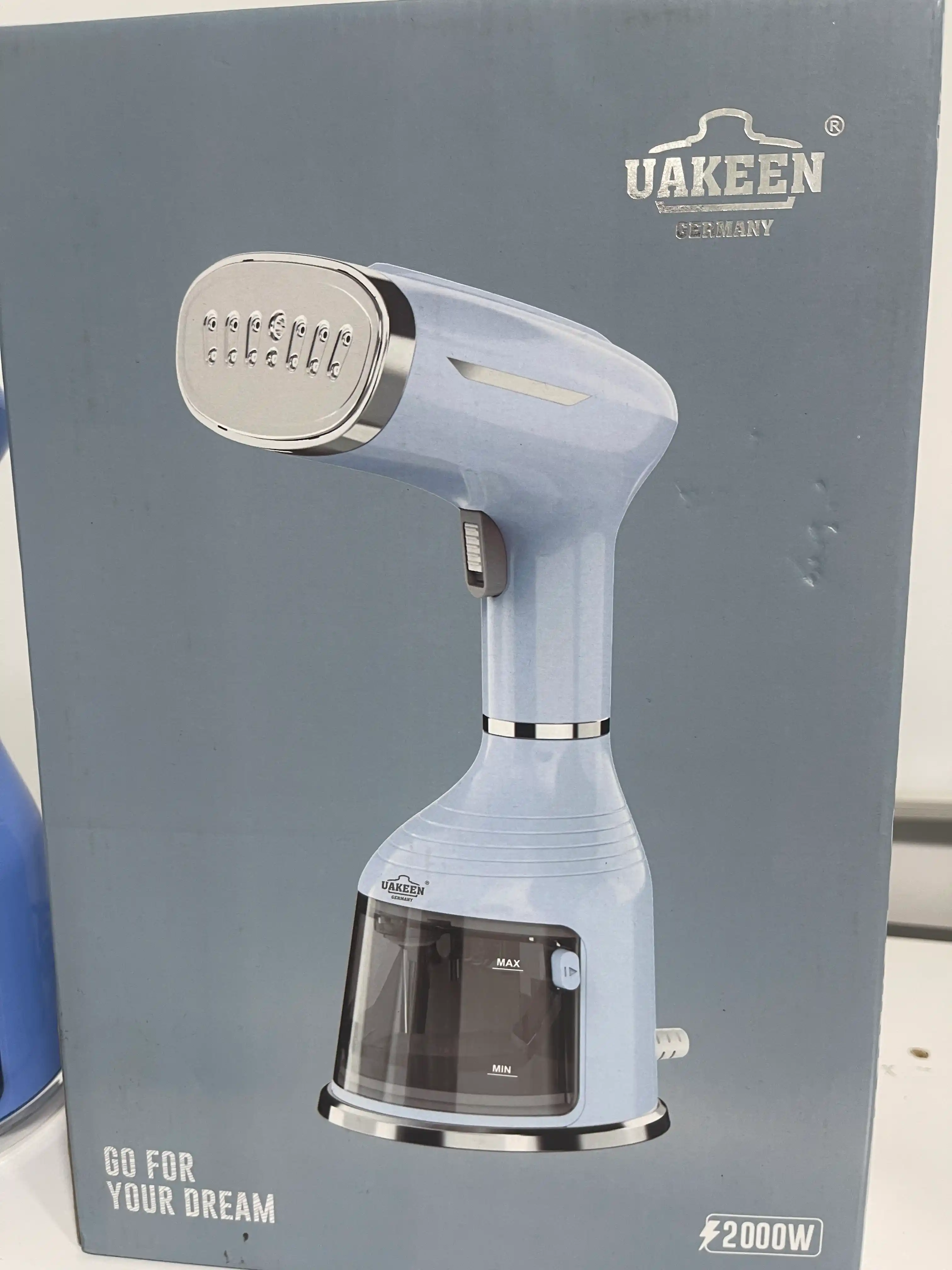 Отпариватель, мощный UAKEEN GERMANY 2000W, утюг, паровой утюг, ручной утюг,