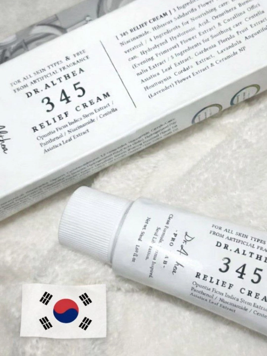 Dr. Althea 345 Relief Cream – успокаивающий крем для чувствительной и проблемной кожи50 мл
