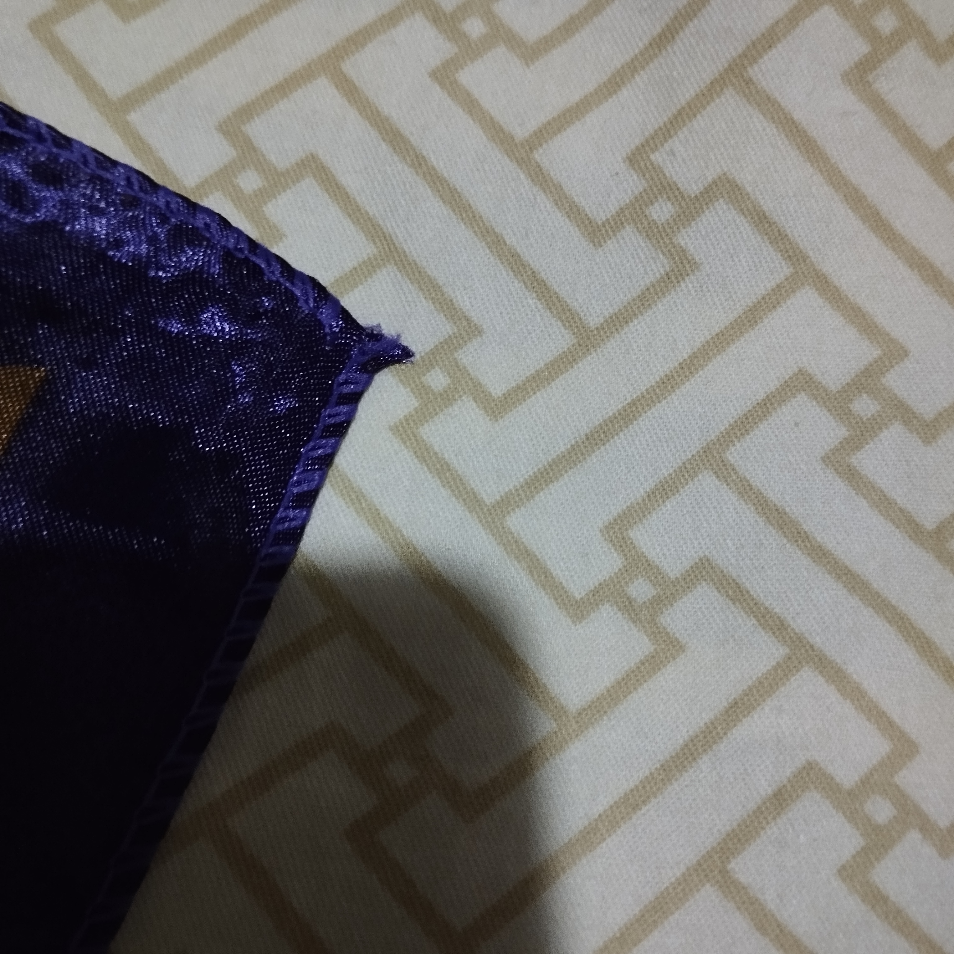 Ayollar ro'molchasi bosh yoki bo'yin uchun, kvadrat bosma bandana, atlas palantin