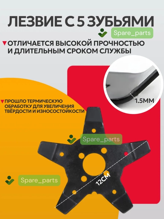 Триммер катушка полуавтомат(пластик, алюмин, железо) для скашивания травы, сорняков и газонов - 