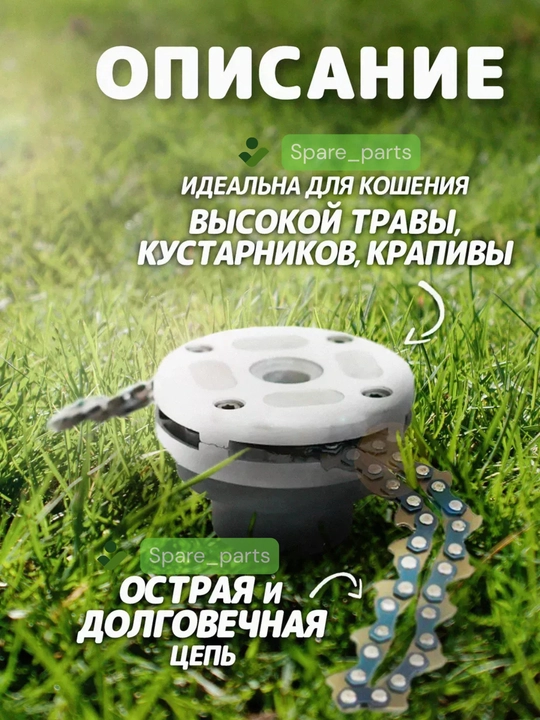 Триммер катушка полуавтомат(пластик, алюмин, железо) для скашивания травы, сорняков и газонов