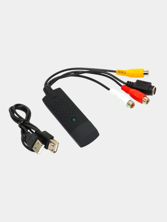 EasyCAP USB video yozib olish kabeli USB 2.0 qurilmasi USB dan AV video DVR ga