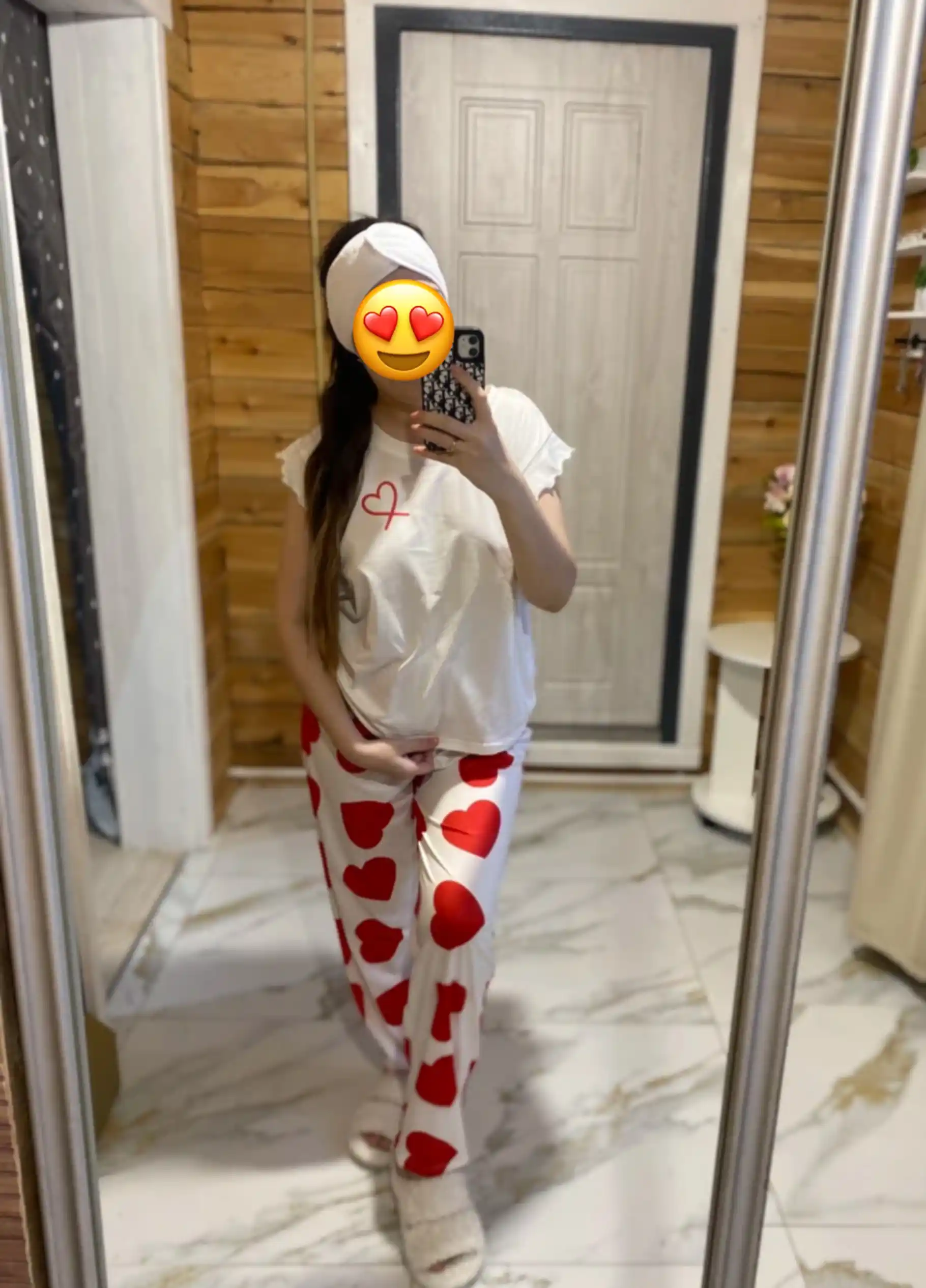Ayollar pijamasi shim va top bilan, uy kiyimi, ayollar va qizlar uchun kiyim