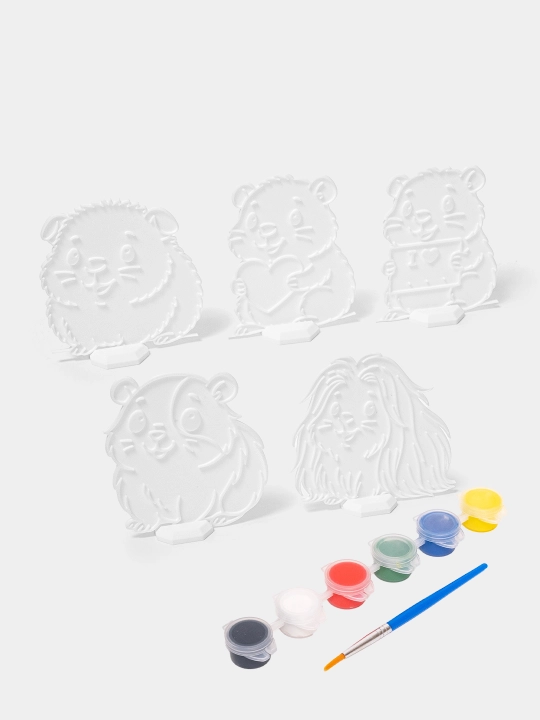 3D раскраски-фигурки на подставках для детей (разукрашки)