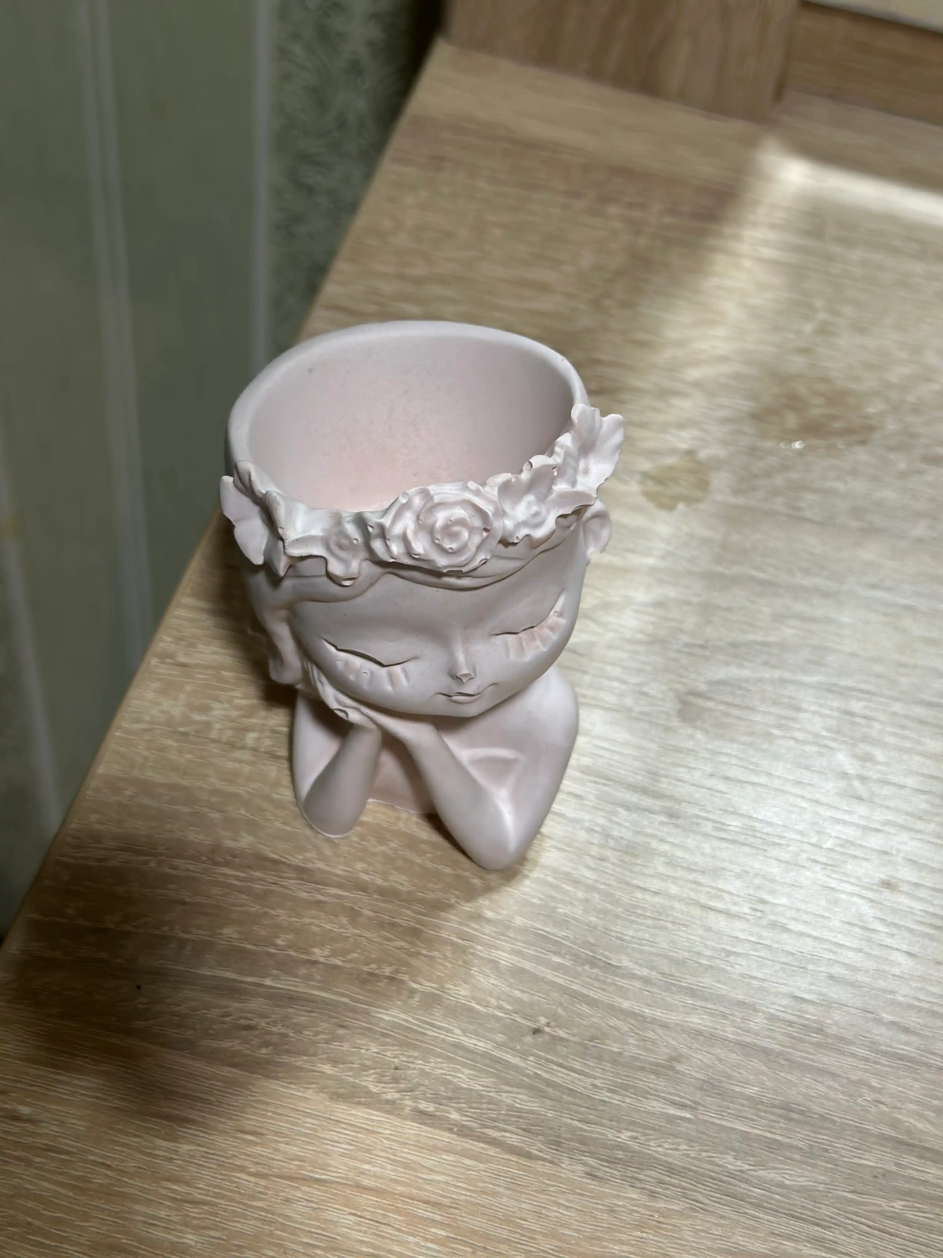 Silikon qizcha qolipi, gips, smola uchun, silikon qolip qiz, kashpo