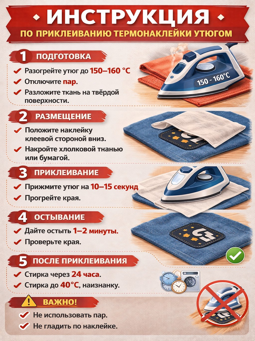 Термонаклейка, трансфер для ткани