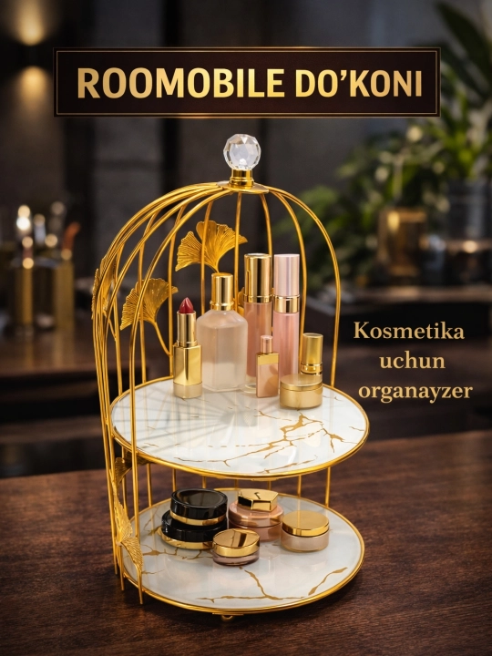 Organayzer, kosmetika organayzeri, kosmetika uchun idish, parfyumeriya arganayzer - 