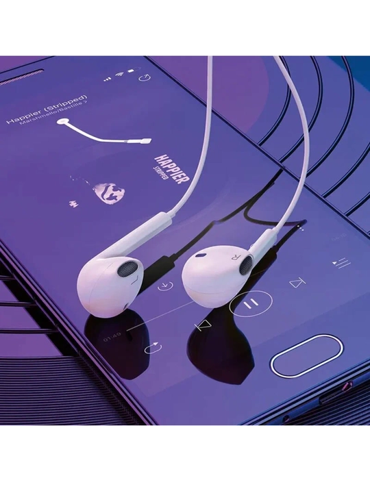 Simli quloqchinlar Hoco M101 Pro/Max, Audio kirish USB Type-C/Jack 3.5 mm