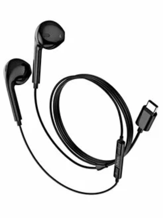 Simli quloqchinlar Hoco M101 Pro/Max, Audio kirish USB Type-C/Jack 3.5 mm