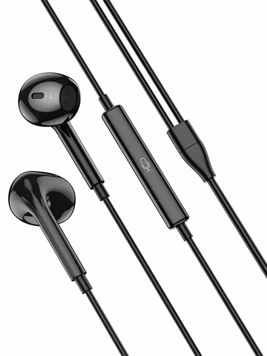 Simli quloqchinlar Hoco M101 Pro/Max, Audio kirish USB Type-C/Jack 3.5 mm